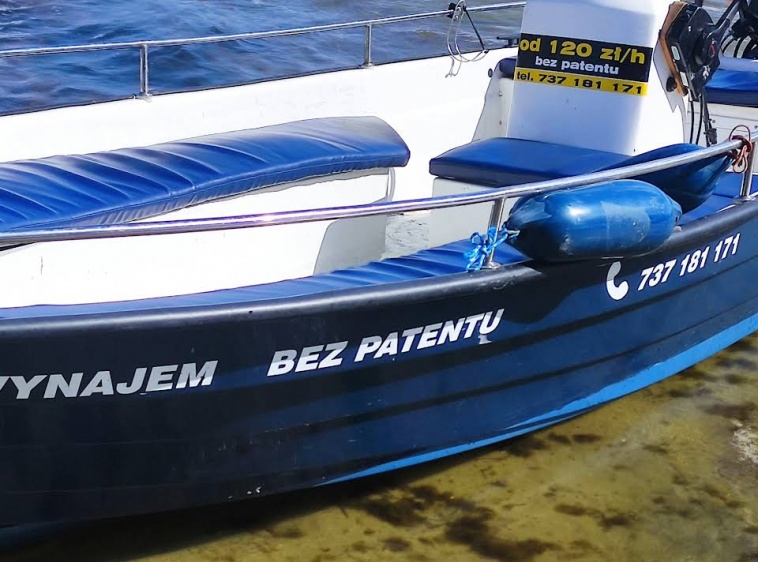 KAPI wynajem łodzi bez patentu - cały dzień